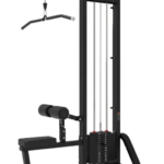 Adjustable Seated Lat Pulldown Machine Steel Pin Load Fitness