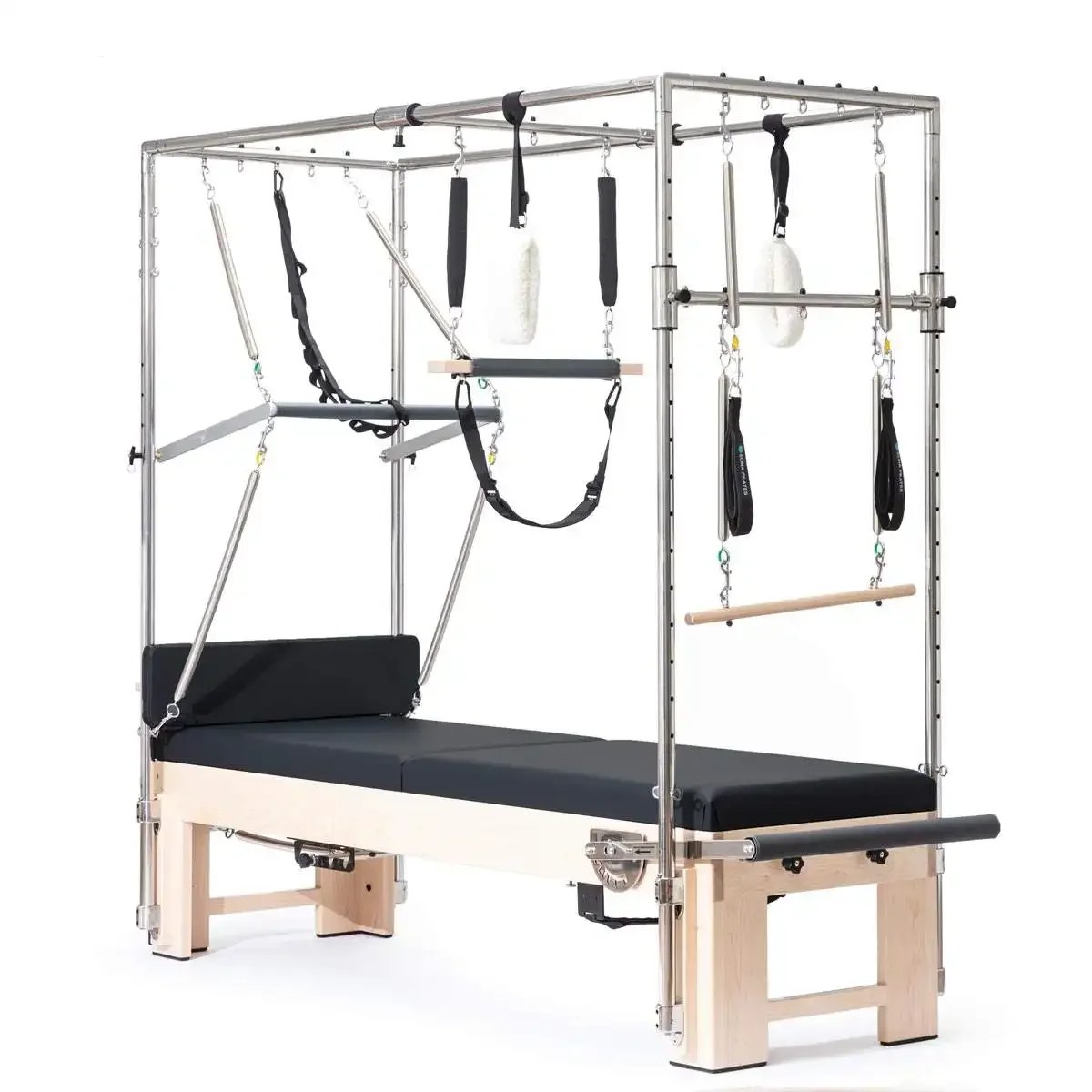 Cadillac Pilates Reformer with Premium Wood Construction for Core Strength Training