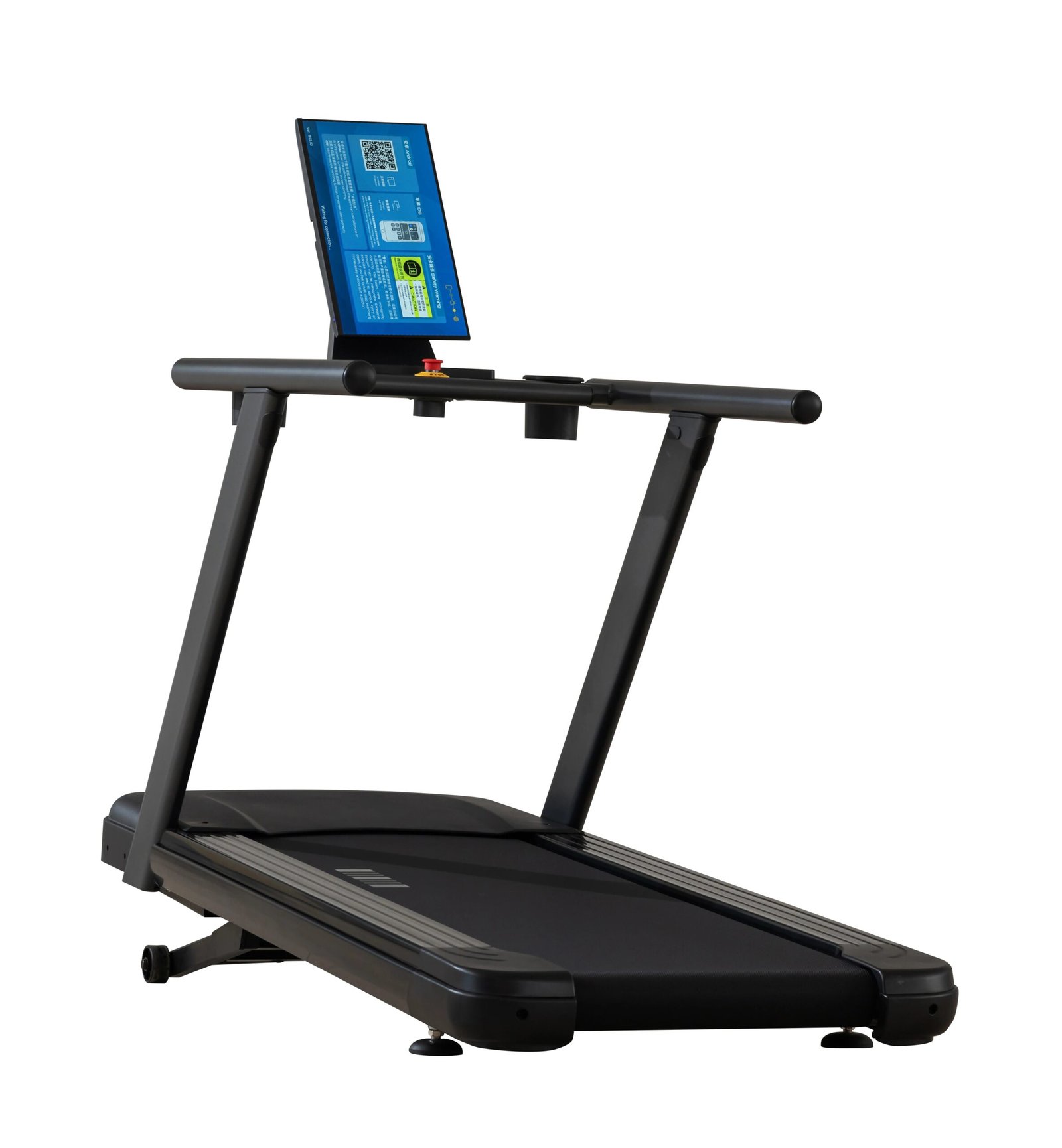 JS Intelligent Treadmill with 360° Rotating LCD Display for Commercial Gyms and Home Use