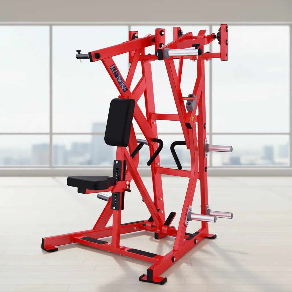 Lso-Lateral Low Row 1.6T Plate Loaded Machine for Commercial Gym Back Muscle Training