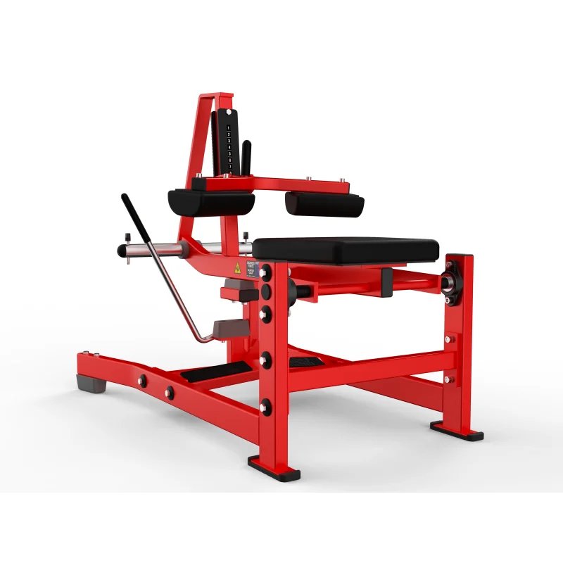 Seated Calf Raise Machine Plate Loaded with 500kg Capacity for Commercial Gyms