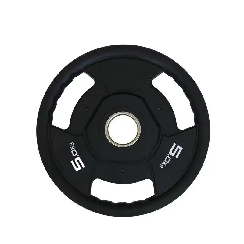 PVC Bumper Plates with Non-Slip Design for Commercial Gym Strength Training Equipment