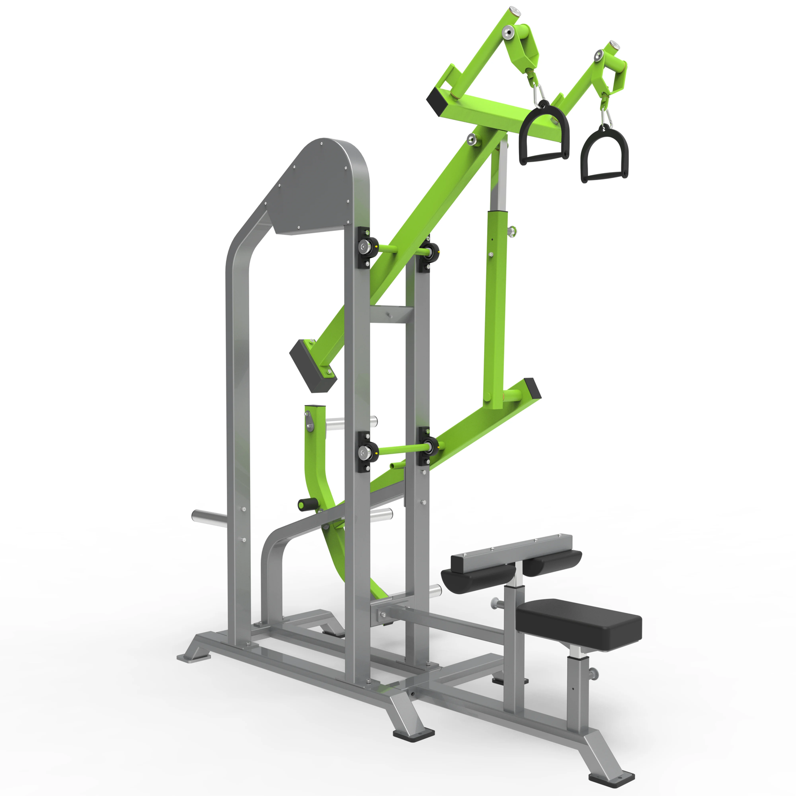 Plated Loaded ISO Pulldown Machine Commercial Gym Strength Training Equipment with Ergonomic Design