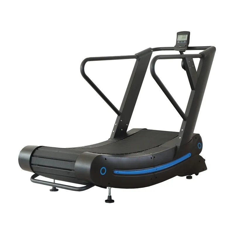 Curved Treadmill Commercial Gym-Grade with 20% Joint Impact Reduction & LCD Display