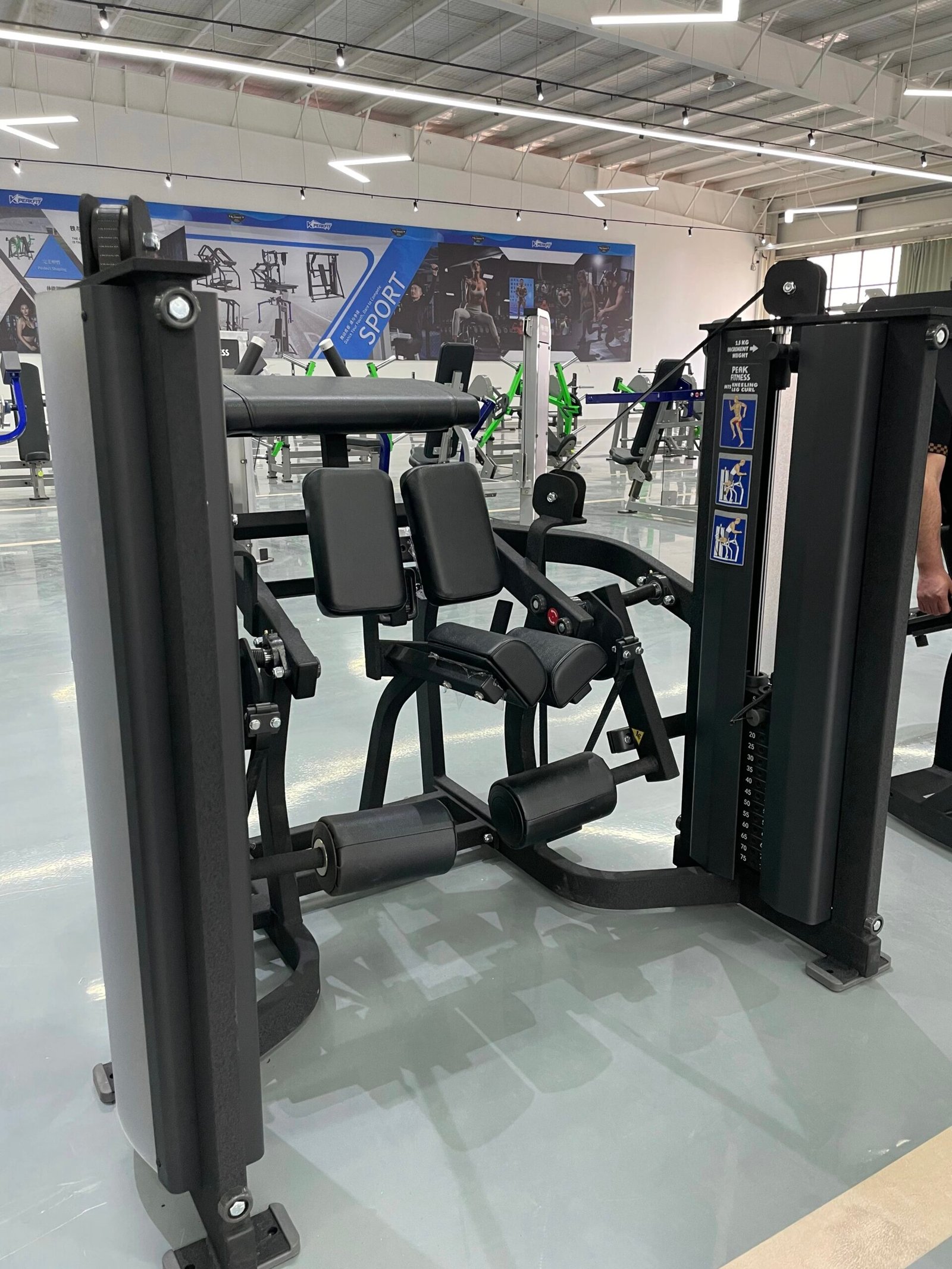 Kneeling Leg Curl Machine for Heavy-Duty Commercial Gym with Isolated Hamstring Targeting - Image 4