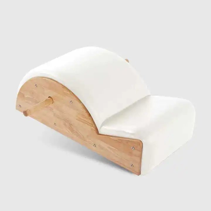 Pilates Spine Corrector with Premium Oak Wood for Home Gym Spinal Health & Posture Improvement