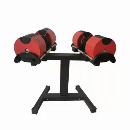 40kg Adjustable Electroplated Dumbbells with Rack for Commercial Gym Strength Training