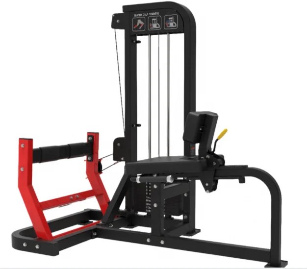 Seated Calf Raise Gym Machine with Adjustable Resistance 82-138kg for Commercial Gyms
