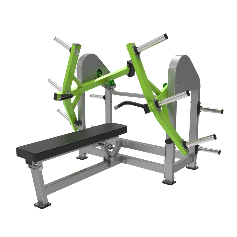 Plated Loaded Flat Chest Press Machine with Heavy-Duty Steel Frame for Commercial Gym