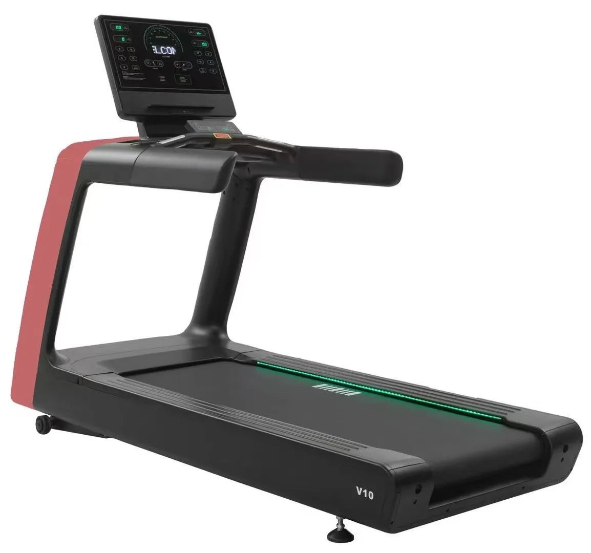 Motorized Electric Treadmill with LED Display for Gym Cardio Exercise and Running Workouts