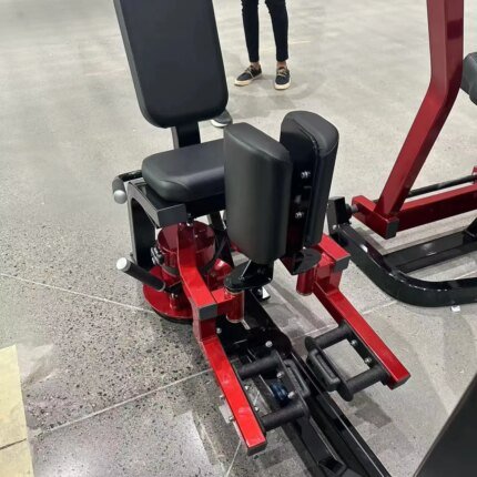 2-in-1 Thigh Master Abductor Adductor Machine with 80kg Weight Stack for Commercial Gyms
