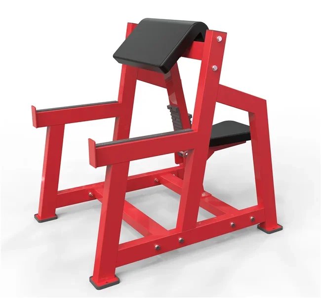 Commercial Seated Preacher Curl Bench with Isolation Design for Biceps Strength Training