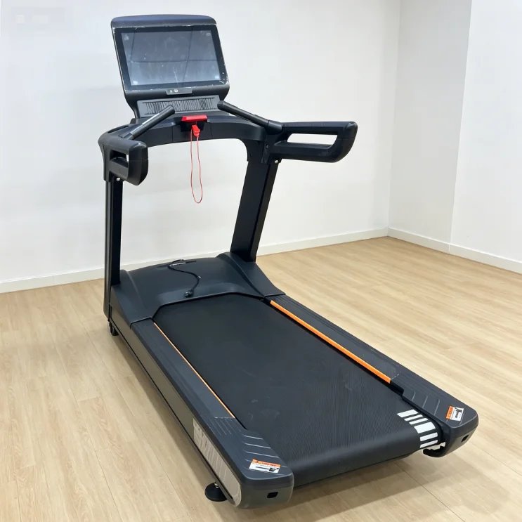 Commercial Electric Treadmill with 20km/h AC Motor & 15 Incline Levels for Gyms