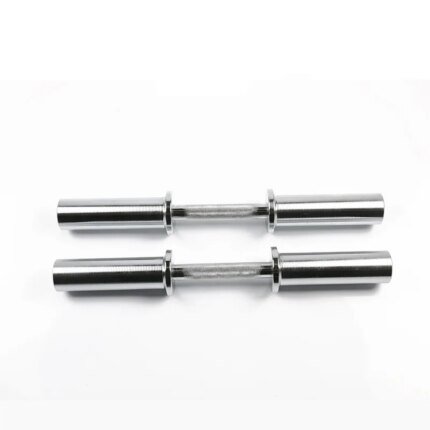 220cm Silver Steel Barbell Bar Adjustable Weight Lifting Dumbbell for Home Gym Use