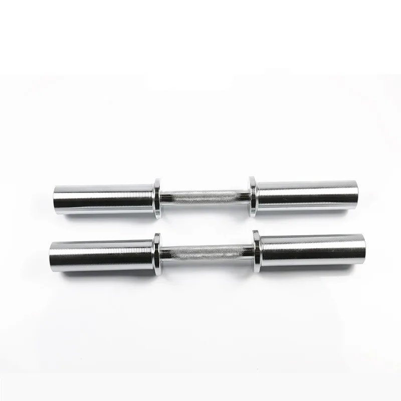 220cm Silver Steel Barbell Bar Adjustable Weight Lifting Dumbbell for Home Gym Use