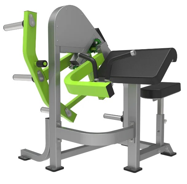 Plated Loaded Seated Biceps Curl Machine with 120kg Capacity for Commercial Gyms