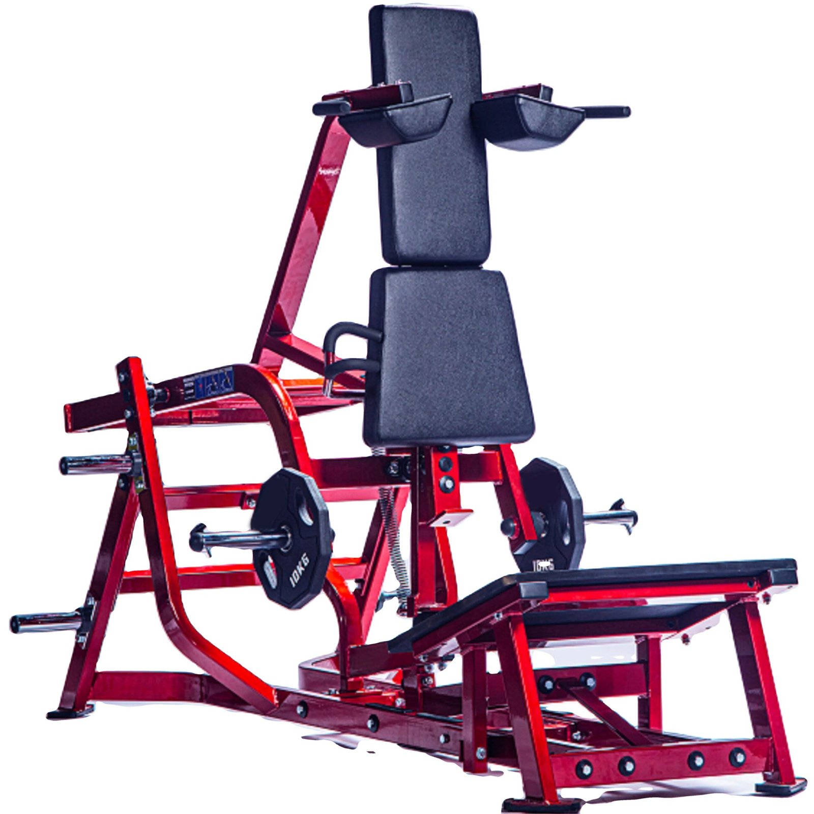 V Squat Machine 200kg Capacity Commercial Gym Heavy-Duty Steel Strength Equipment
