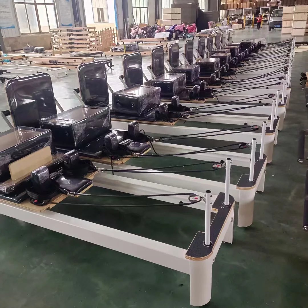 Pilates Reformer Machine Aluminum Alloy for Studio Use with CE ISO Certification