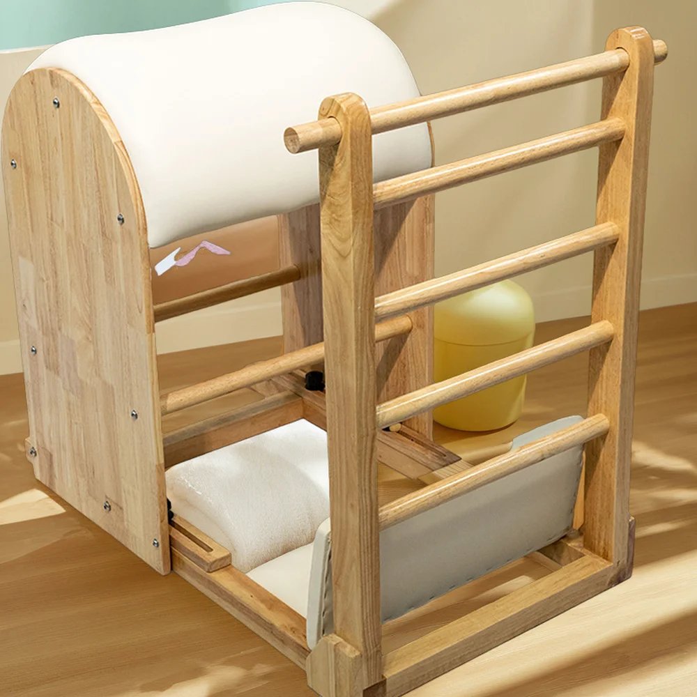 Pilates Reformer Ladder Barrel Oak Wood Core Strength Flexibility Training Tool for Gym Studio