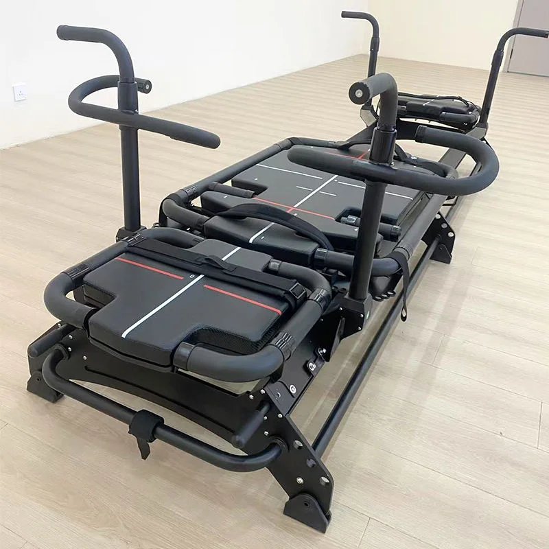 Pilates Reformer Core Training Machine Aluminium Alloy 220kg Capacity for Studio/Home