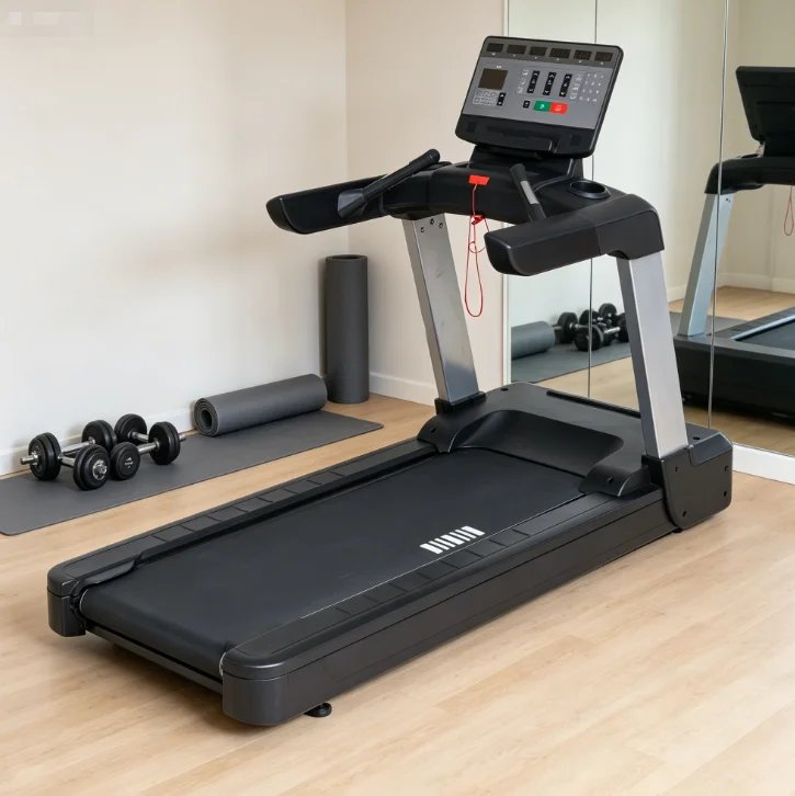 Commercial Treadmill with LED Screen - Heavy-Duty Motor for Gym & Home Cardio Training