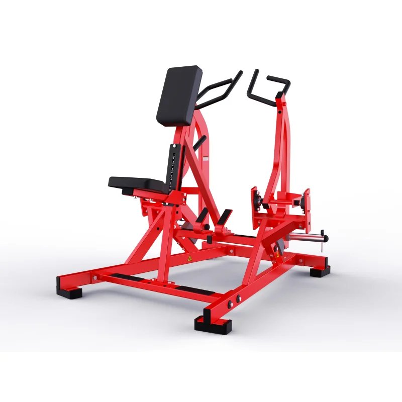 Commercial Steel Seated Low-row Machine with Pull-up Trainer for Gym Use