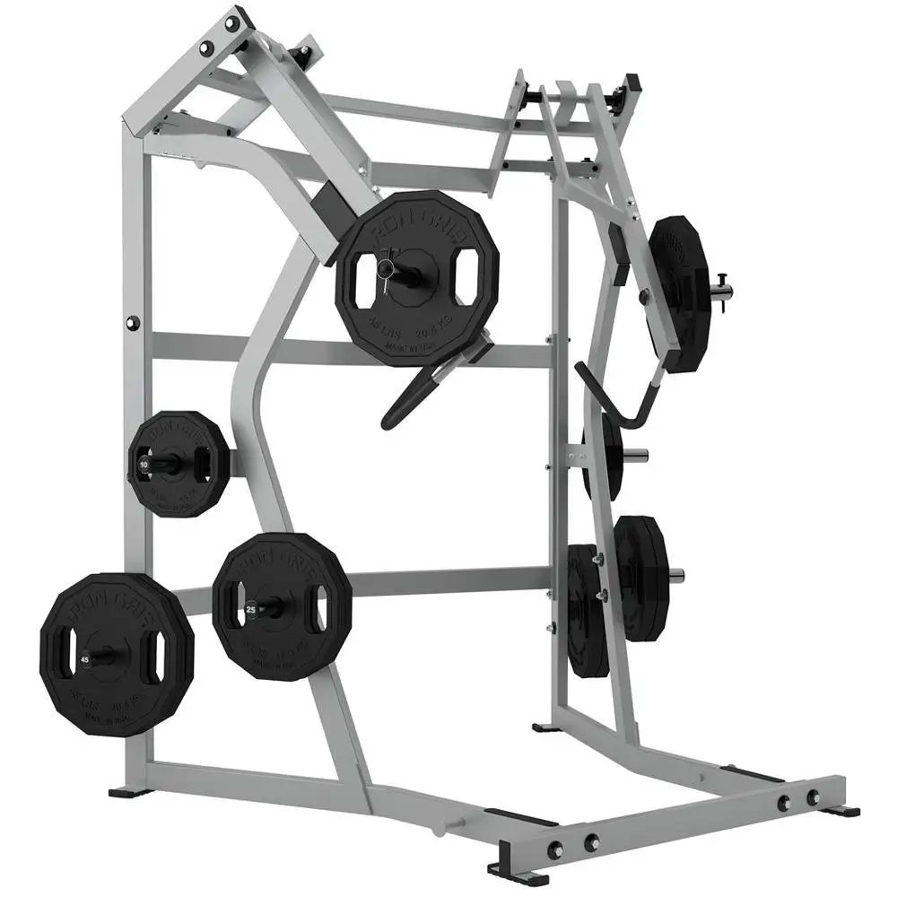 Commercial Steel Plate Loaded Ground Base Jammer for Bodybuilding Strength Training Gym Equipment