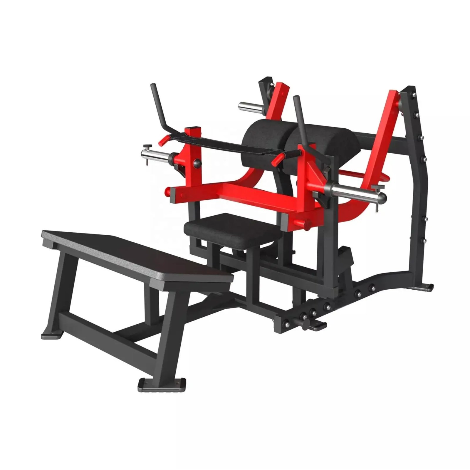 Commercial Plate Loaded Shoulder Thrust Machine with Belt Drive for Gym Centers