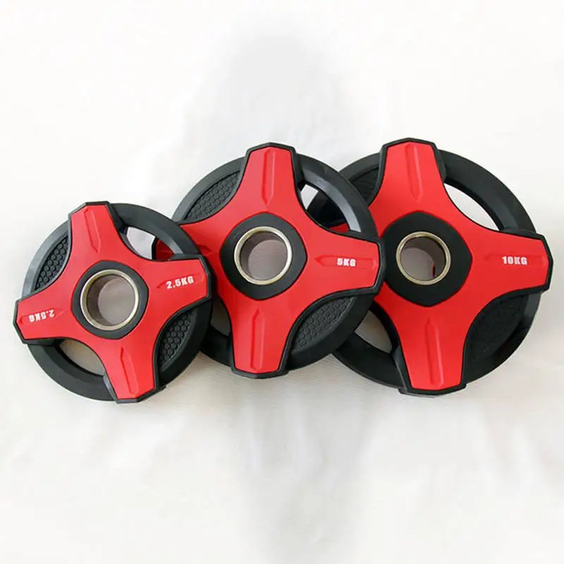 PU Bumper Plates 2.5-25kg Eco-Friendly Shock-Absorbent for Commercial Gym Strength Training - Image 2