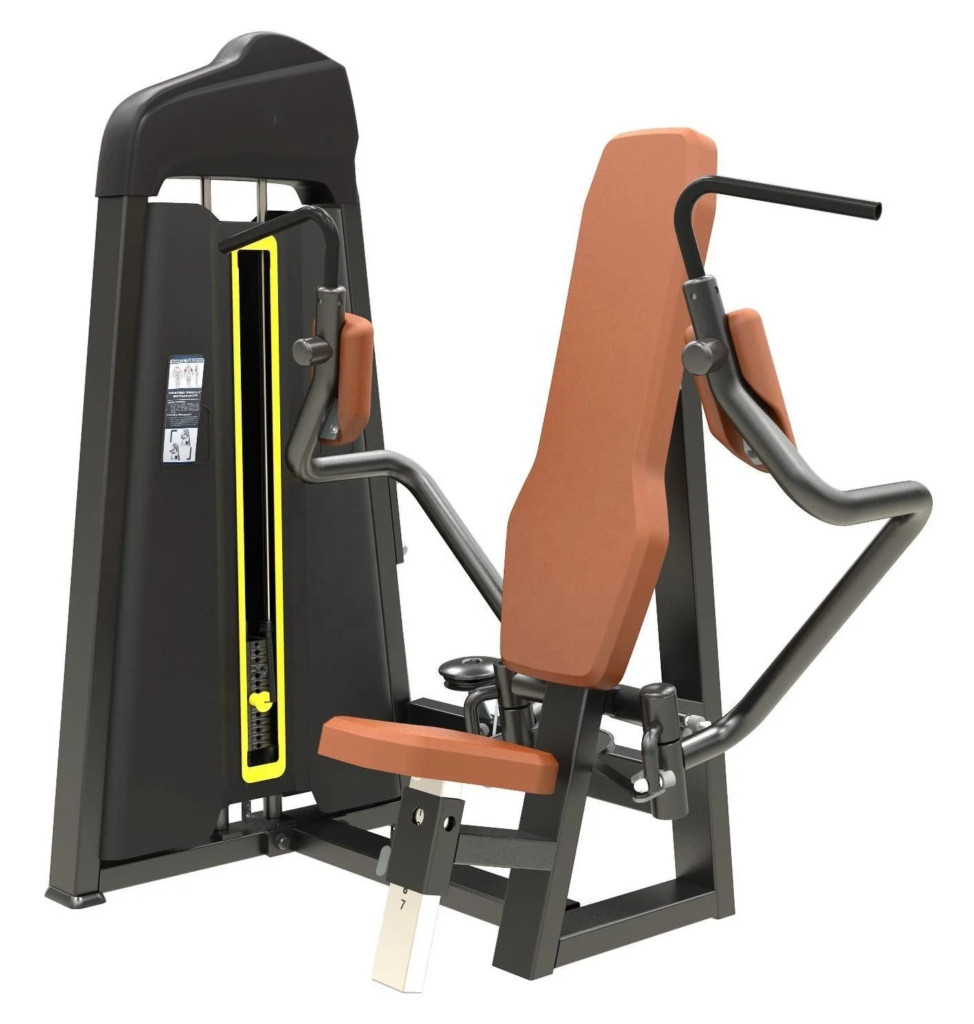 Commercial Steel Butterfly Leg Strength Machine with 70kg Weight Stack for Gyms