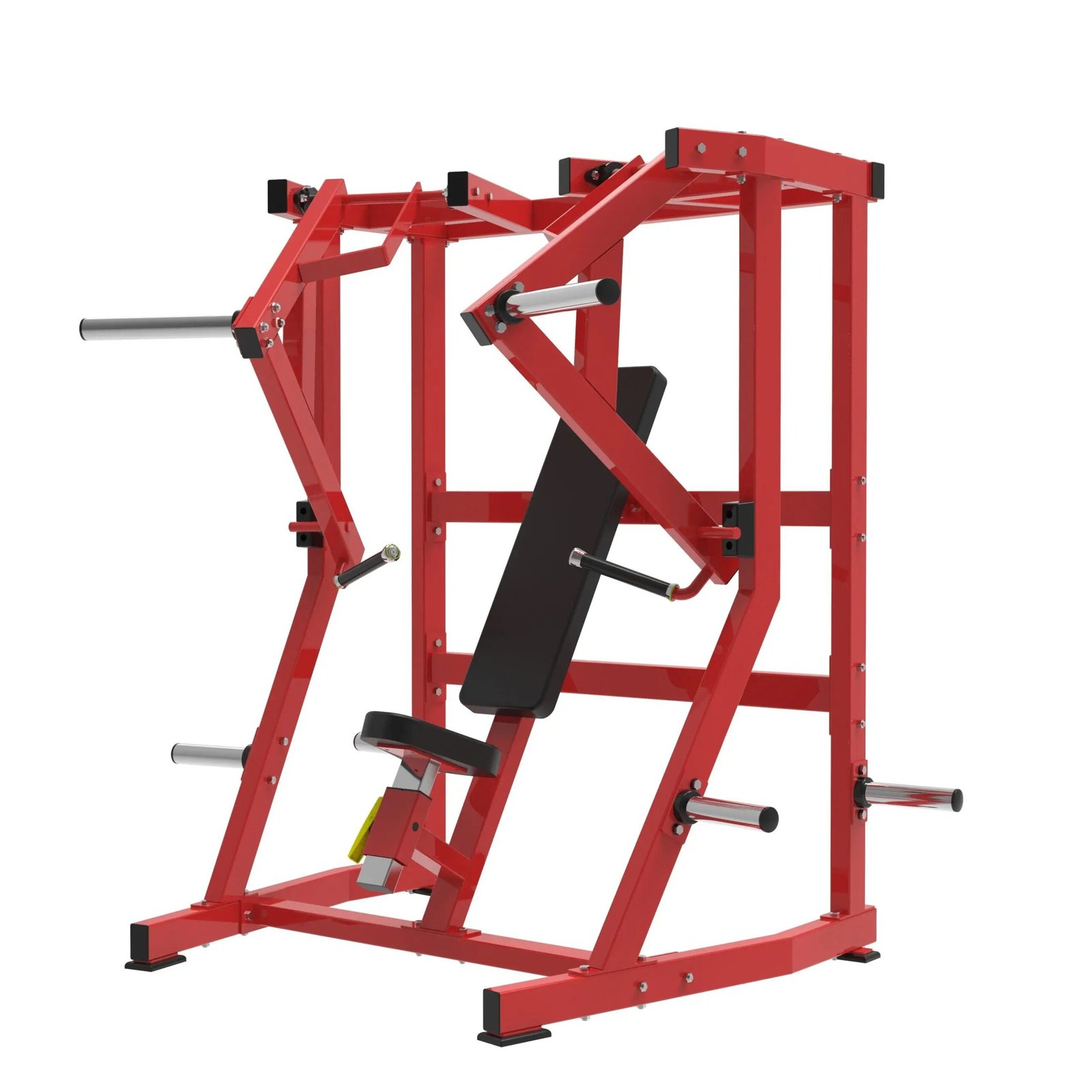 Seated Incline Chest Press Machine Commercial Gym Strength Training Equipment with Steel Frame