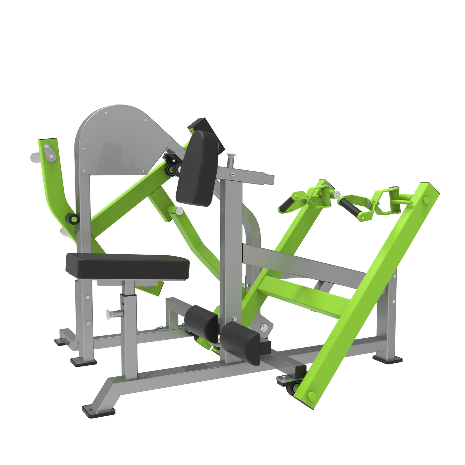 Plated Loaded Seated Row Machine for Commercial Gyms - 300kg Capacity Strength Trainer