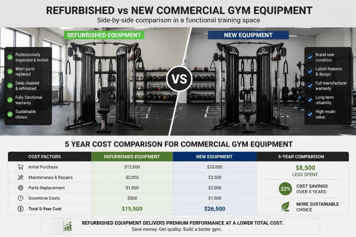 Why Choose New Over Refurbished Gym Equipment From China Manufacturers?