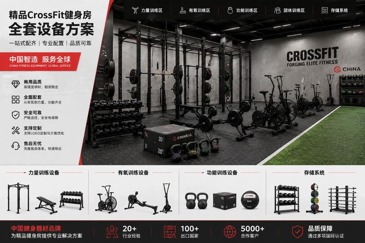 Chinese gym equipment for boutique gyms Full commercial gym equipment package for a boutique CrossFit facility