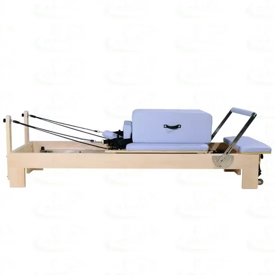 Beech Wood Pilates Reformer for Studio Exercise Training