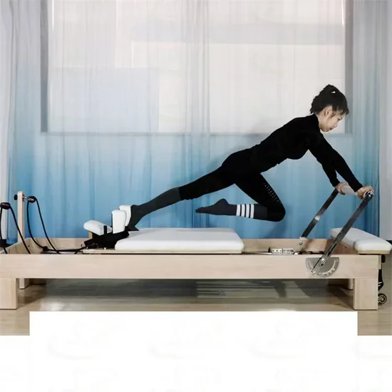 Beech Wood Pilates Reformer Machine SRY-02 for Studio