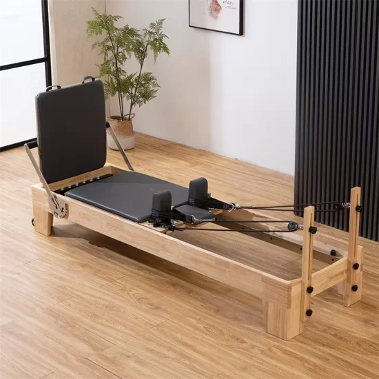 Body Building Gym Home Fitness Equipment Maple Wood Pilates Reformers Bed Machine