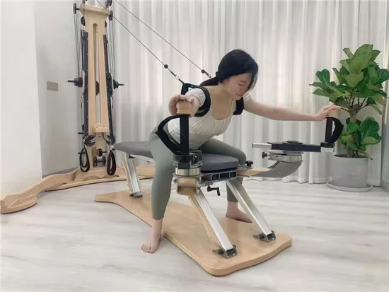 Commercial Wood Pilates Tower Pulley Unit Combination Equipment for Studio