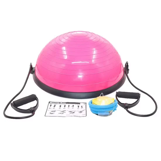 Custom Half Balance Ball and Resistance Bands Fitness Set