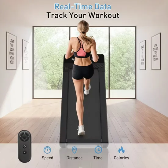Electric Walking Treadmill with Remote Controller Fashion Design