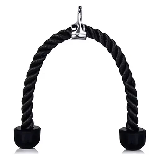 Ergonomic Adjustable Triceps Pull Down Rope in Custom Colors