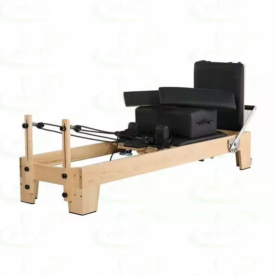 Factory Maple Wood Folding Pilates Reformer for Home Gym