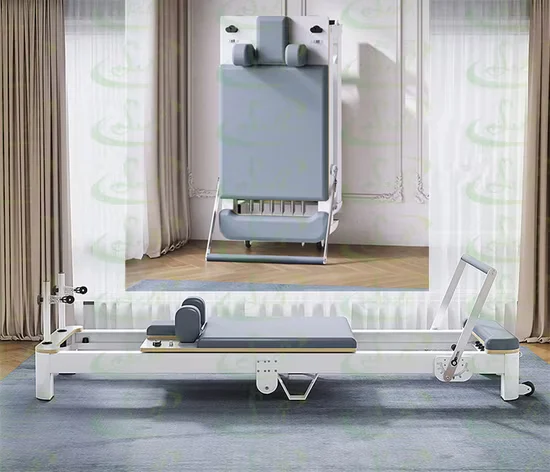 Foldable Aluminum Pilates Reformer for Studio Use