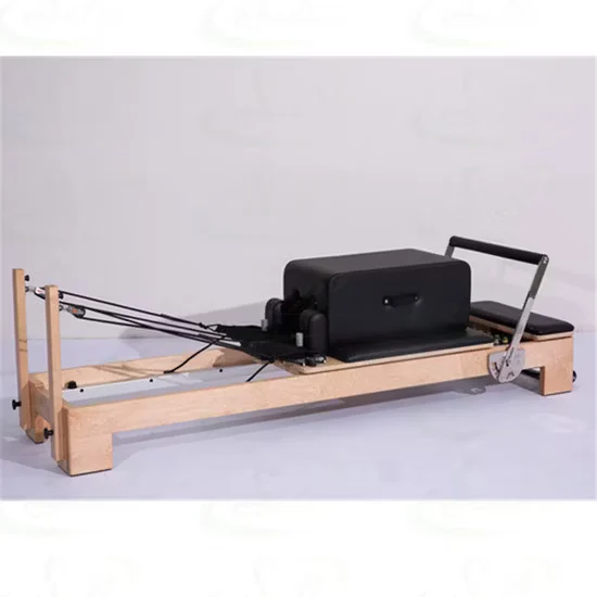 Home Use Maple Wood Pilates Reformer Machine for Yoga Training
