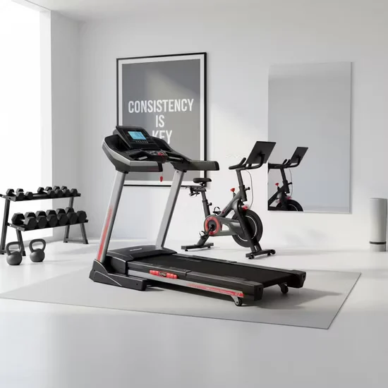 Hsm Durable Household Fashion Treadmill with Hydraulic Cylinder