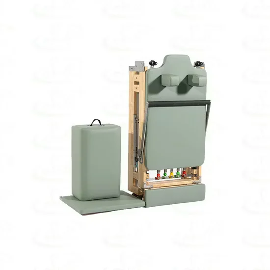 Let me analyze the inputs step by step. **采集原标题**: Pilates Studio Training Folding Wood Pilates Reformers Bed with Tower **产品草稿**: - product_mode: designation - identifier: SRY-20B - product_type: Pilates Reformer - SEO主关键词: folding wood pilates reformer with tower **客户档案**: Biketon Life — 普拉提站定位，关键词 Studio / Solid Wood / Professional **Gate check**: 原标题不为空，继续。 **product_mode = designation**: - 原标题中没有具体型号（如 T-9000 等），但 product_mode 标注为 designation。 - 检查原标题是否有型号：原标题 "Pilates Studio Training Folding Wood Pilates Reformers Bed with Tower" — 无型号。 - 但 product_mode 明确为 designation，identifier 为 SRY-20B。 - 按规则：型号段从【采集原标题】原样复制。原标题无型号，所以标题中不应出现型号。 - 但 product_mode = designation 要求型号段从原标题复制，原标题无型号，所以不添加型号。 - 等等，重新理解：designation 意味着"原标题含具体型号"。但原标题实际上不含型号。这里有矛盾。 - 按规则：以原标题为准。原标题无型号，所以标题中不加入型号。 - 但 product_mode 是 designation，identifier 是 SRY-20B。既然原标题无型号，就不加型号，也不需要 WARN（因为 WARN 条件是 identifier 与原标题型号不一致，原标题无型号，不存在不一致的问题）。 **词汇来源锁**: 原标题词汇: Pilates, Studio, Training, Folding, Wood, Pilates, Reformers, Bed, with, Tower 核心产品词: Folding Wood Pilates Reformer with Tower (Reformers → Reformer 规范写法) 应用场景: Studio Training 允许: 删词、调序、清理营销词、同义规范写法 禁止: 引入原标题不存在的词 **长度要求**: 50-70 字符含空格 **主关键词**: folding wood pilates reformer with tower — 尽量在前35字符内 **普拉提站差异化措辞**: Studio / Solid Wood / Professional — 但 "Solid" 不在原标题中，"Professional" 也不在原标题中。按词汇锁规则，不能引入。 原标题中有 "Studio"，可用。 **构建标题**: 核心词组: Folding Wood Pilates Reformer with Tower 应用场景: for Pilates Studio 原标题有 "Training"，可保留。 尝试: "Folding Wood Pilates Reformer with Tower for Studio Training" 字符数: F-o-l-d-i-n-g(7) + (1) + W-o-o-d(4) + (1) + P-i-l-a-t-e-s(7) + (1) + R-e-f-o-r-m-e-r(8) + (1) + w-i-t-h(4) + (1) + T-o-w-e-r(5) + (1) + f-o-r(3) + (1) + S-t-u-d-i-o(6) + (1) + T-r-a-i-n-i-n-g(8) = 7+1+4+1+7+1+8+1+4+1+5+1+3+1+6+1+8 = 60 60字符，在50-70范围内。✓ 主关键词 "Folding Wood Pilates Reformer with Tower" 在前35字符内？ "Folding Wood Pilates Reformer with Tower" = 7+1+4+1+7+1+8+1+4+1+5 = 40字符。 前35字符是 "Folding Wood Pilates Reformer wit" — 主关键词基本在前35字符开始，"with Tower"稍微超出。 调整尝试: "Folding Wood Pilates Reformer Bed with Tower for Studio" = 7+1+4+1+7+1+8+1+3+1+4+1+5+1+3+1+6 = 55 "Bed" 在原标题中存在，保留。 "Folding Wood Pilates Reformer Bed with Tower for Studio Training" = 7+1+4+1+7+1+8+1+3+1+4+1+5+1+3+1+6+1+8 = 64 64字符，在范围内。✓ 主关键词位置: "Folding Wood Pilates Reformer" 前29字符开始核心词。 但 "Bed" 是否必要？原标题有 "Reformers Bed"，产品草稿 product_type 是 "Pilates Reformer"。"Bed" 是原标题有的词，可以保留。 再检查: "Folding Wood Pilates Reformer Bed with Tower for Studio Training" - 所有词来自原标题: Folding✓ Wood✓ Pilates✓ Reformer(Reformers规范写法)✓ Bed✓ with✓ Tower✓ for(原标题无for，但for是连接词，不算实词)✓ Studio✓ Training✓ - 无禁止词✓ - 长度64字符✓ 这个标题看起来不错。让我确认字符数: F-o-l-d-i-n-g = 7 (space) = 1 W-o-o-d = 4 (space) = 1 P-i-l-a-t-e-s = 7 (space) = 1 R-e-f-o-r-m-e-r = 8 (space) = 1 B-e-d = 3 (space) = 1 w-i-t-h = 4 (space) = 1 T-o-w-e-r = 5 (space) = 1 f-o-r = 3 (space) = 1 S-t-u-d-i-o = 6 (space) = 1 T-r-a-i-n-i-n-g = 8 7+1+4+1+7+1+8+1+3+1+4+1+5+1+3+1+6+1+8 = 64 ✓ 最终标题: Folding Wood Pilates Reformer Bed with Tower for Studio Training