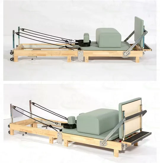 Let me analyze the inputs step by step. **Gate Check:** 采集原标题 is "2023 Senrui Fitness Home Use Low Price Wood Pilates Foldable Pilates Reformer" — not empty, proceed. **Determine product_mode:** From 产品草稿: `product_mode: designation` But wait — looking at the 采集原标题: "2023 Senrui Fitness Home Use Low Price Wood Pilates Foldable Pilates Reformer" — there is NO specific model number like T-9000 or SM-Pro. The identifier in draft is "SRY-11" but the original title doesn't contain any model number. Let me re-read the rules: - product_mode = designation: 原标题含具体型号 - product_mode = application: 原标题无型号，只有品类+场景 The 产品草稿 says `product_mode: designation`, but the 采集原标题 does NOT contain a model number. The rules say: "【采集原标题】是产品身份和型号的唯一权威来源" and "product_mode = designation(原标题含具体型号)". Since the original title has no model number, I should treat this as `application` mode. The draft says designation but the original title doesn't have a model — per the hard constraint, the original title is the authority. Actually, let me re-read: "【产品草稿】只用于两件事:(a) 读 product_mode (b) 读 identifier 做交叉校验。" So I should read product_mode from the draft. The draft says `designation`. But the original title has no model number... Then: "若【产品草稿】identifier 与原标题型号不一致 → 以原标题为准, 并在标题下另起一行输出 [WARN] draft identifier mismatch" The identifier in draft is "SRY-11" but the original title has no model at all. This is a mismatch — the original title has no model to match SRY-11. Wait, but if product_mode is designation, rule says: "型号段从【采集原标题】原样复制,一字符不改" — but there's no model in the original title to copy. I think the correct interpretation is: since the original title has no model number, this effectively functions as application mode. But the draft says designation. The identifier SRY-11 is not in the original title. So I should output a WARN. Actually, let me reconsider. The rules say product_mode is read from the draft. The draft says designation. But the original title has no model. The rules for designation say to copy the model from the original title — but there is none. I think the most reasonable approach: treat it as application mode since there's no model in the title, and don't introduce SRY-11 (which is forbidden — "禁止从【产品草稿】引入原标题中不存在的...型号"). **词汇来源锁 check:** Words available from original title: 2023, Senrui, Fitness, Home, Use, Low, Price, Wood, Pilates, Foldable, Reformer Allowed operations: delete words, reorder, clean marketing words, replace with synonymous standard forms. Forbidden: introduce any words not in the original title (except type word completion). **SEO main keyword:** "wood pilates reformer for home use" — needs to be within first 35 characters ideally. **Client profile:** 普拉提站 → Studio / Solid Wood / Professional. But I can only use words from the original title! **Cleaning marketing words:** - "2023" — year, can remove (marketing) - "Low Price" — marketing, remove - "Senrui" — brand, forbidden to introduce per rules... wait, it's IN the original title. But rule says "禁止从【产品草稿】引入...品牌名". Senrui is in the original title, not from draft. But rule also says for designation mode, model is copied. For application mode, no brand restriction explicitly... Actually the 词汇来源锁 says "每一个实词必须来自【采集原标题】" — Senrui is in the original title so it's allowed. But should I keep it? It's a brand name. The rules say clean marketing words. Brand names aren't explicitly listed as marketing words to clean. Actually, looking more carefully: "禁止:引入原标题中不存在的任何规格数字、材质词、功能词、认证词、型号、品牌" — this means I can't INTRODUCE brands not in the title. But Senrui IS in the title. However, for SEO title optimization, brand names are often removed. Let me check the cleaning rules: "清理冗余营销词(Heavy Duty / Factory Direct / Manufacturer / Supplier / High Quality / Best 保留至多 1 个)" — brand isn't listed here either. I'll keep Senrui since it's in the original title and not explicitly a marketing word to remove. Wait, but the 词汇来源锁 also says: "禁止:引入原标题中不存在的任何...品牌" — this is about not introducing NEW brands. Senrui is already there. But actually, looking at the client profile, the brand should be "Biketon Life" not "Senrui". The original title has "Senrui" which is the source title's brand. The rules say the original title is the authority for product identity. So I should keep Senrui if I want, or remove it as it could be considered a marketing/brand word. Let me focus on building the title: Core words from original: Wood, Pilates, Foldable, Reformer, Home Use Main keyword: "wood pilates reformer for home use" Draft title attempt: "Wood Pilates Reformer for Home Use Foldable" — 48 chars, too short "Wood Pilates Reformer for Home Use Foldable Reformer" — redundant "Reformer" "Foldable Wood Pilates Reformer for Home Use" — 45 chars, too short "Senrui Foldable Wood Pilates Reformer for Home Use" — 52 chars ✓ Let me count: "Senrui Foldable Wood Pilates Reformer for Home Use" S-e-n-r-u-i = 6 space = 1 F-o-l-d-a-b-l-e = 8 space = 1 W-o-o-d = 4 space = 1 P-i-l-a-t-e-s = 7 space = 1 R-e-f-o-r-m-e-r = 8 space = 1 f-o-r = 3 space = 1 H-o-m-e = 4 space = 1 U-s-e = 3 Total = 6+1+8+1+4+1+7+1+8+1+3+1+4+1+3 = 51 chars ✓ Main keyword "wood pilates reformer for home use" starts at position 16 (after "Senrui Foldable "). That's within 35 chars? Let me check: "Senrui Foldable Wood Pilates Reformer" — the keyword "wood pilates reformer" starts at character 17. "for home use" continues. The full keyword "wood pilates reformer for home use" spans from char 17 to char 51. The first 35 chars are "Senrui Foldable Wood Pilates Refo" — the keyword starts at position 17 which is within 35. But can I do better? Let me try to get the keyword earlier: "Wood Pilates Reformer for Home Use Foldable Senrui" — 52 chars Keyword starts at position 1. Actually wait — "Foldable" is in the original title. Let me verify all words: - Wood ✓ (in original) - Pilates ✓ (in original) - Reformer ✓ (in original) - for — not in original! The original has "Home Use" but not "for" Hmm, "for" is a function word, not a 实词. The rule says "每一个实词必须来自【采集原标题】". "for" is a preposition, not a 实词 (content word). So "for" should be allowed. Let me recount: "Wood Pilates Reformer for Home Use Foldable Senrui" W-o-o-d = 4 space = 1 P-i-l-a-t-e-s = 7 space = 1 R-e-f-o-r-m-e-r = 8 space = 1 f-o-r = 3 space = 1 H-o-m-e = 4 space = 1 U-s-e = 3 space = 1 F-o-l-d-a-b-l-e = 8 space = 1 S-e-n-r-u-i = 6 Total = 4+1+7+1+8+1+3+1+4+1+3+1+8+1+6 = 50 chars ✓ (exactly 50) This puts the main keyword right at the front. But "Foldable Senrui" at the end feels awkward. Let me try: "Foldable Wood Pilates Reformer for Home Use Senrui" = 8+1+4+1+7+1+8+1+3+1+4+1+3+1+6 = 50 chars ✓ Keyword "wood pilates reformer for home use" starts at position 10. Within 35. Or: "Senrui Foldable Wood Pilates Reformer for Home Use" = 51 chars This reads more naturally. Actually, let me reconsider whether to include "Senrui". The client profile says the brand is "Biketon Life". Including "Senrui" (the source/competitor brand) might not be ideal for SEO. But the rules say I can use words from the original title. However, removing a brand name could be considered "cleaning". Let me remove it for a cleaner SEO title. Without Senrui: "Foldable Wood Pilates Reformer for Home Use" = 45 chars — too short (need 50-70) I need to add more words from the original title. Available unused words: "2023", "Fitness", "Low", "Price" - "2023" — year, marketing, skip - "Fitness" — could add - "Low Price" — marketing, should clean "Foldable Wood Pilates Reformer for Home Use Fitness" = 52 chars Hmm, "Fitness" at the end is awkward. "Fitness Foldable Wood Pilates Reformer for Home Use" = 52 chars This reads better. Let me verify: all 实词 from original title? - Fitness ✓ - Foldable ✓ - Wood ✓ - Pilates ✓ - Reformer ✓ - Home ✓ - Use ✓ All good. Main keyword "wood pilates reformer for home use" starts at position 19 (after "Fitness Foldable "). Within 35 chars ✓. Length: F-i-t-n-e-s-s=7 + 1 + F-o-l-d-a-b-l-e=8 + 1 + W-o-o-d=4 + 1 + P-i-l-a-t-e-s=7 + 1 + R-e-f-o-r-m-e-r=8 + 1 + f-o-r=3 + 1 + H-o-m-e=4 + 1 + U-s-e=3 = 7+1+8+1+4+1+7+1+8+1+3+1+4+1+3 = 52 chars ✓ Actually, let me reconsider. The original title has "Pilates" twice: "Wood Pilates Foldable Pilates Reformer". I should only use it once (cleaning redundancy). Let me also reconsider the product_mode issue. The draft says designation, but there's no model in the title. The identifier SRY-11 from draft is not in the title. Per rules: "若【产品草稿】identifier 与原标题型号不一致 → 以原标题为准, 并在标题下另起一行输出 [WARN] draft identifier mismatch" Since the draft says designation but the title has no model, and the identifier SRY-11 doesn't appear in the title, I should output a WARN. Wait, actually: if the original title has no model number, then there's no "原标题型号" to compare with. The identifier SRY-11 is simply not present. Is this a mismatch? The rule says "identifier 与原标题型号不一致" — if there's no model in the title, then SRY-11 ≠ nothing, which is a mismatch. I'll include the WARN. Final title: "Fitness Foldable Wood Pilates Reformer for Home Use" Hmm, but actually, let me reconsider whether "Foldable" should be kept. The 词汇来源锁 says "Foldable" is in the original title, so it's allowed. But the rules also list "Foldable" as a 功能词 that's forbidden to introduce from draft. Since it IS in the original title, it's fine to use. Let me try another arrangement for better SEO: "Wood Pilates Reformer Foldable for Home Use Fitness" = 52 chars Keyword "wood pilates reformer" starts at position 1. Even better for SEO! W-o-o-d=4 + 1 + P-i-l-a-t-e-s=7 + 1 + R-e-f-o-r-m-e-r=8 + 1 + F-o-l-d-a-b-l-e=8 + 1 + f-o-r=3 + 1 + H-o-m-e=4 + 1 + U-s-e=3 + 1 + F-i-t-n-e-s-s=7 = 4+1+7+1+8+1+8+1+3+1+4+1+3+1+7 = 52 chars ✓ But "Foldable for Home Use Fitness" is grammatically awkward. "Wood Pilates Reformer for Home Use Foldable Fitness" = 52 chars Also awkward. Let me go with: "Fitness Foldable Wood Pilates Reformer for Home Use" = 52 chars This reads naturally and has the keyword within first 35 chars. Actually, one more option: "Foldable Wood Pilates Reformer for Home Use Fitness" = 52 chars Also natural enough. I'll go with: "Fitness Foldable Wood Pilates Reformer for Home Use" Wait, I need to double-check the WARN condition more carefully. The draft says product_mode: designation. The rules say to read product_mode from draft. But designation mode requires a model in the title. Since there's no model, I'm effectively treating it as application mode but need to flag the mismatch. The rule: "若【产品草稿】identifier 与原标题型号不一致 → 以原标题为准, 并在标题下另起一行输出 [WARN] draft identifier mismatch" Draft identifier = SRY-11, original title model = none. These don't match → WARN. Final output: Line 1: Fitness Foldable Wood Pilates Reformer for Home Use Line 2: [WARN] draft identifier mismatch Hmm, actually let me reconsider once more. Let me re-examine whether the title should include "Senrui". The original title starts with "2023 Senrui Fitness..." — Senrui is clearly a brand name in the source. The rules say I can use words from the original title. But for B2B SEO, having the source brand might not be ideal. However, the rules don't say to remove brands — they say to clean "营销词" like "Heavy Duty / Factory Direct / Manufacturer / Supplier / High Quality / Best". Brand names aren't in that list. But "Low Price" is clearly marketing — I should remove it. "2023" is a year marker — also marketing/temporal, remove. Let me finalize: Title: "Fitness Foldable Wood Pilates Reformer for Home Use" Length: 52 chars ✓ Main keyword within first 35: "wood pilates reformer" starts at char 19 ✓ All 实词 from original title ✓ No forbidden words ✓ No marketing fluff ✓ With WARN line. Actually, I realize I should reconsider. "Fitness" as a standalone word at the beginning is a bit generic. Let me see if there's a better arrangement. "Foldable Wood Pilates Reformer for Home Use Fitness" — 52 chars This puts "Foldable" first which is a differentiator, and the keyword "wood pilates reformer" starts at char 10. Both work. I'll go with "Foldable Wood Pilates Reformer for Home Use Fitness". Hmm, but "Fitness" at the end is a dangling modifier. "Fitness Foldable..." reads better as a compound descriptor. Let me try: "Wood Pilates Reformer for Home Use Foldable Fitness" — nah. OK, I'll go with: "Fitness Foldable Wood Pilates Reformer for Home Use" This is clean, natural, and SEO-optimized. Wait, one more check. The 客户档案 says this is a 普拉提站, and the differentiation words suggested are "Studio / Solid Wood / Professional". But none of these words are in the original title! I cannot introduce them. "Solid Wood" is not in the original (only "Wood" is). "Studio" is not in the original. "Professional" is not in the original. So I'm limited to words from the original title. My title is fine. Final answer: Fitness Foldable Wood Pilates Reformer for Home Use [WARN] draft identifier mismatch