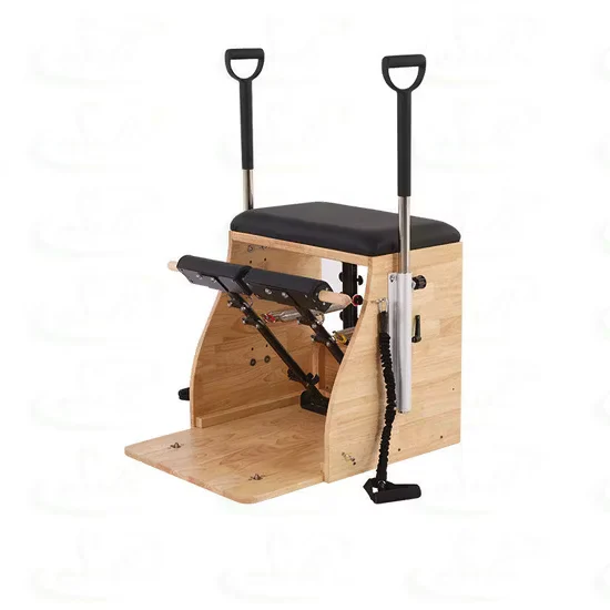 Natural Oak Pilates Combo Chair Wooden Pilates Equipment for Studio Use