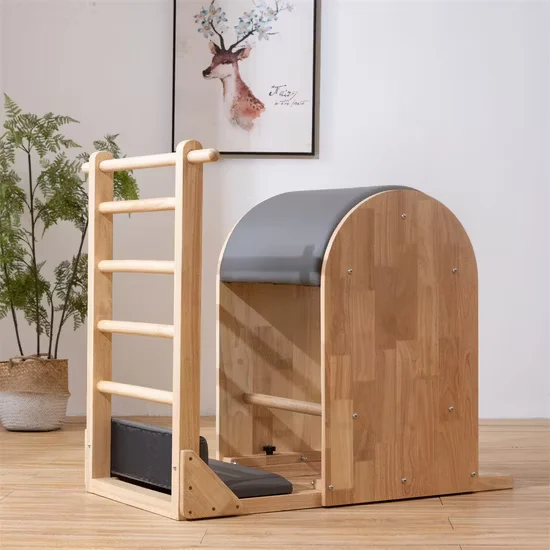 Pilates Equipment Ladder Barrel with Wood Material for Studio