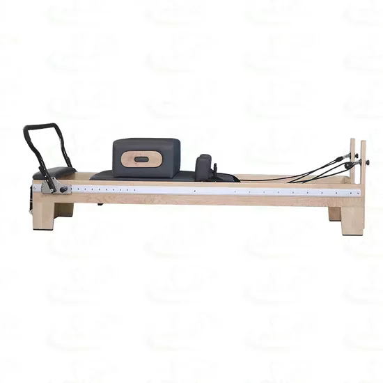 Pilates Reformer Machine Full Track Wood Reformer Pilates Machine